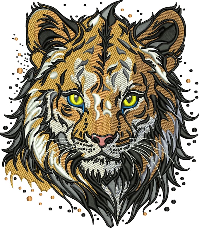 embroidery digitizing, logo, digitize image for embroidery in dst, pes, e