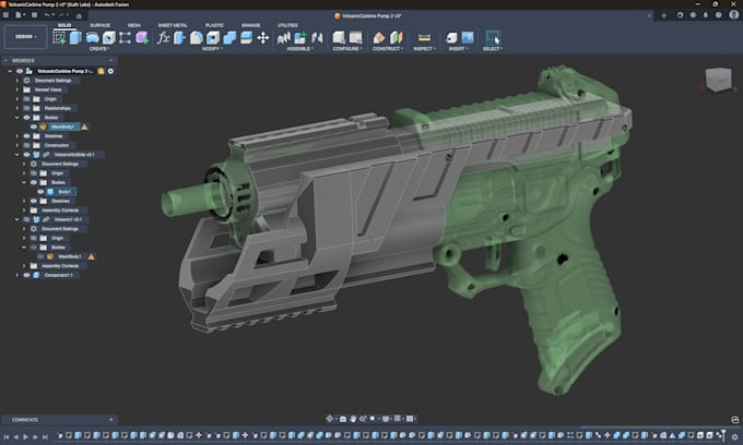 reverse engineer your 3d scan mesh file into a cad file