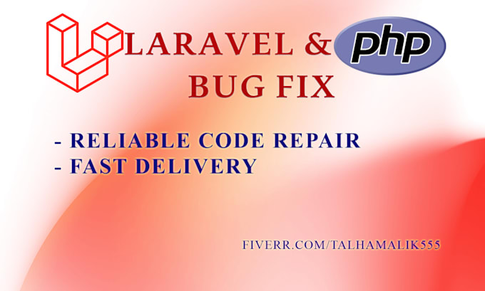 fix any bug in PHP or laravel website