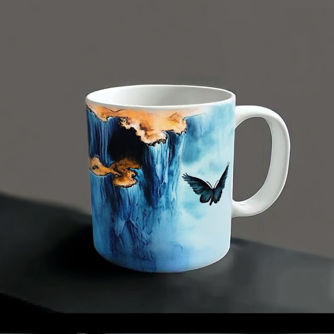 design an eyecatching custom coffee mug