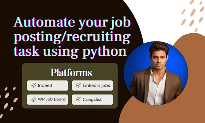 Create an automated job posting recruiter script for indeed, linkedin ...