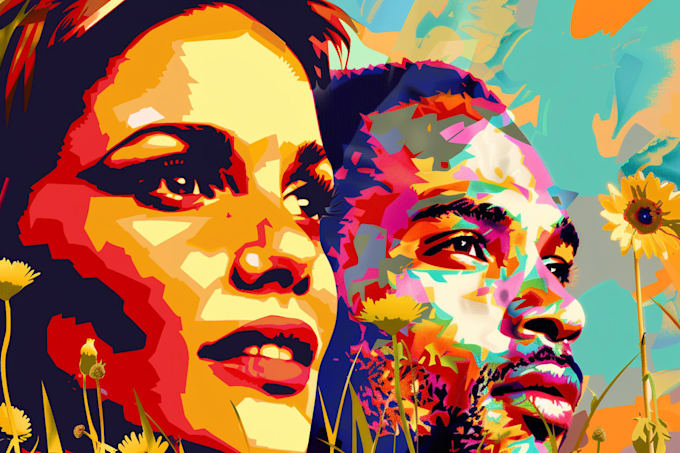 make a wpap pop art portrait for you