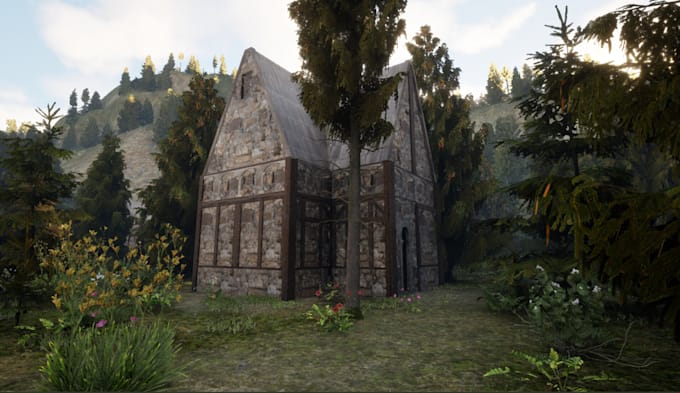 do unreal engine environment 3d game environment level design 3d game map