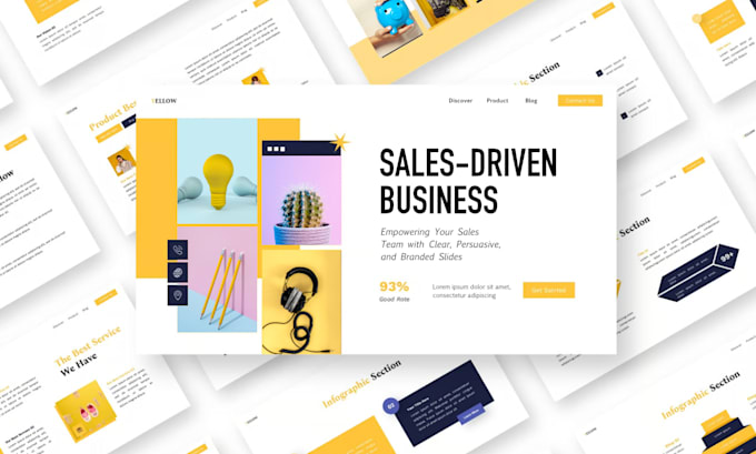 design modern powerpoint presentation and pitch deck
