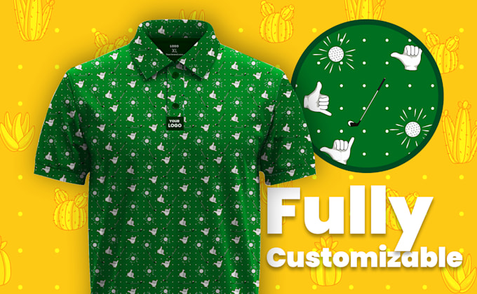 create custom polo patterns for golf, fashion, and more