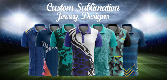 design sublimation jerseys and shirts