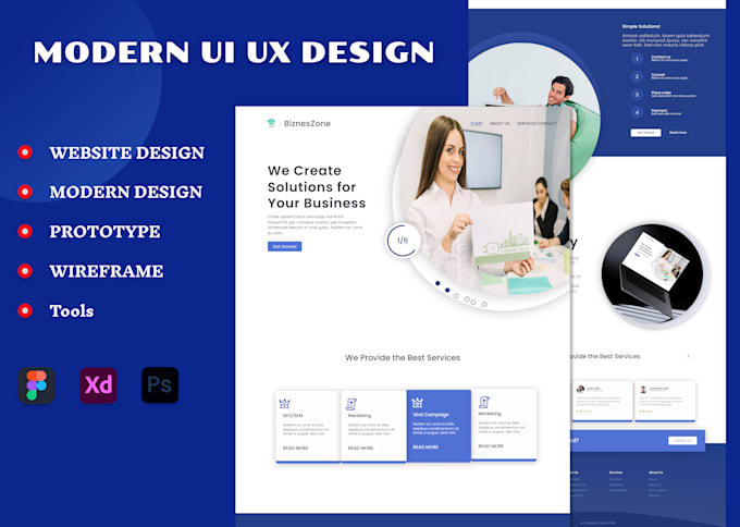 Design website ui ux and landing page ui design improve that by Ayaan ...