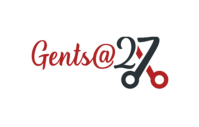 make artwork structured barber logo