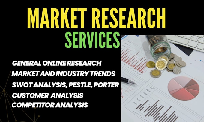 assist with online research, market research and business research