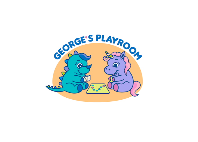 design children board game center logo