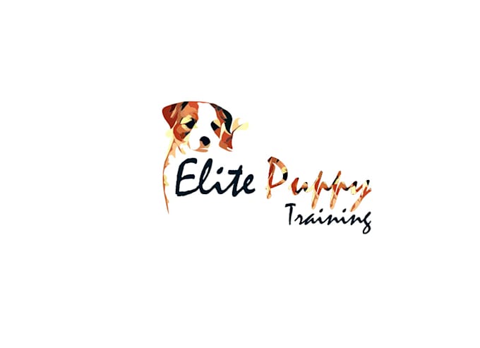 create a minimalist creative dog logo design