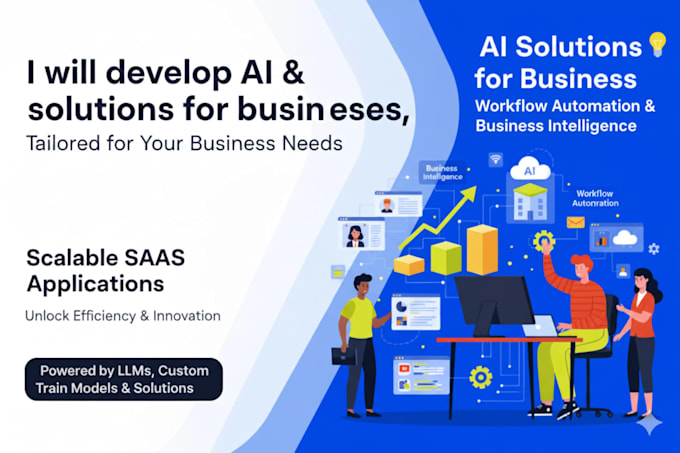 develop ai solutions for businesses, saas applications