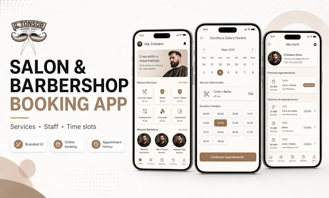 build a flutterflow salon or barbershop booking app