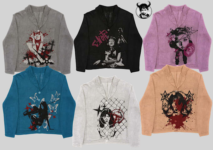 create edgy grunge y2k streetwear design