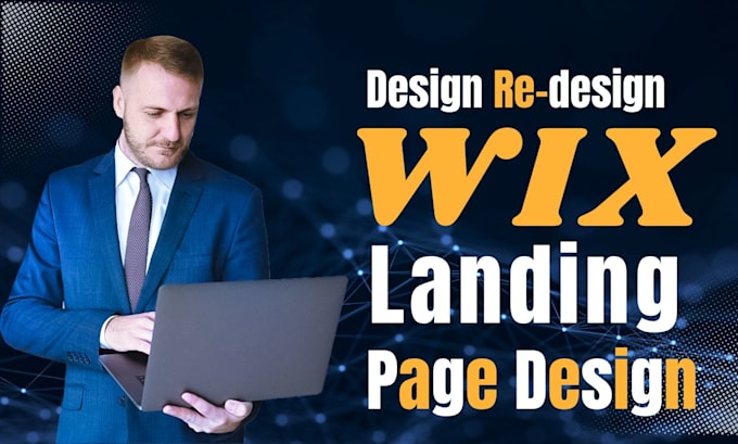 do wix landing page design, wix website design, wix redesign