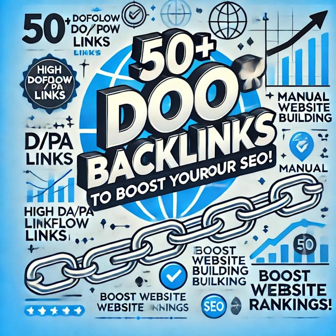 create manually 50 high pr dofollow hyperlink backlinks