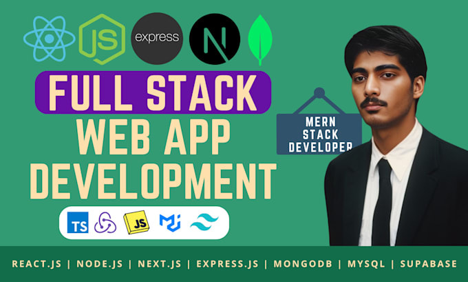 Develop full stack mern web app using react, node js and nextjs by ...