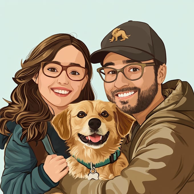 draw a professional pencil pet portrait