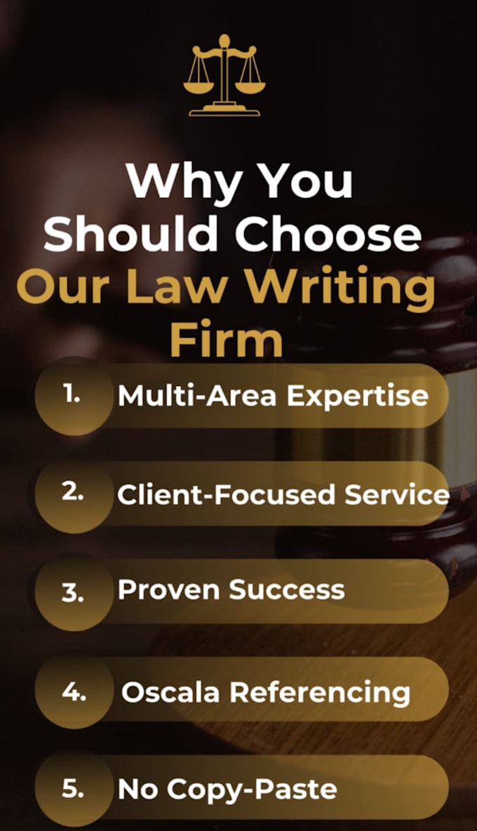do law research, reports, proposals and presentations