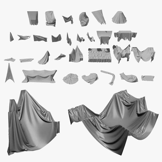 do 3d textile animation, 3d socks design, blanket modelling and realistic render