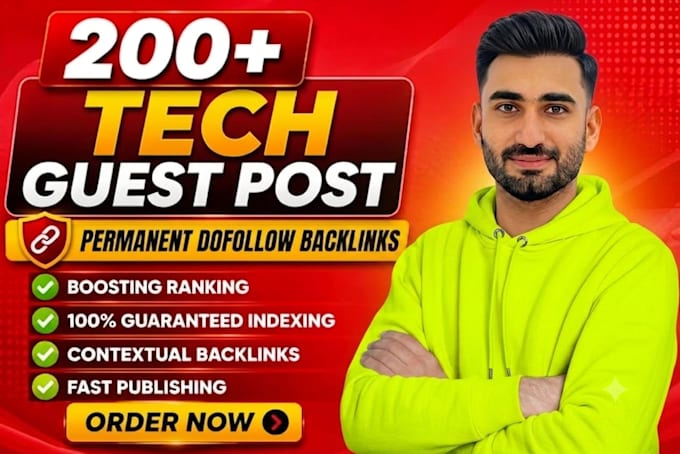 do high quality tech guest post, technology SEO backlinks on tech websites