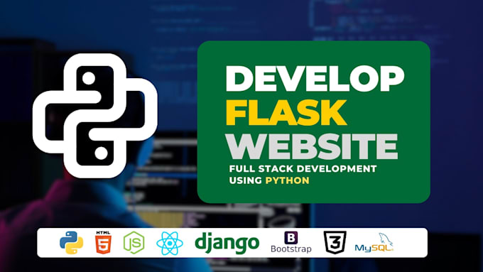 develop professional flask web application with python