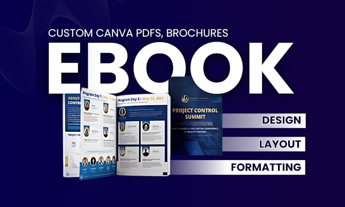 design custom canva ebook, workbook, lead magnet, presentation, PDF in 24 hours