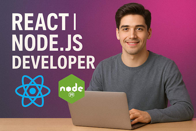 be your professional react and nodejs full stack web developer