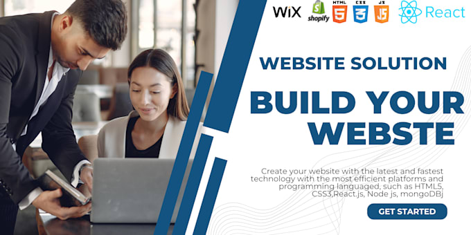 create custom website, website development, website design and fullstack website