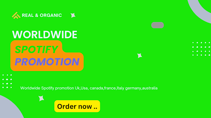 do spotify organic promotion worldwide