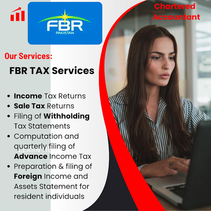 create ntn, file income, sales tax returns with fbr pakistan