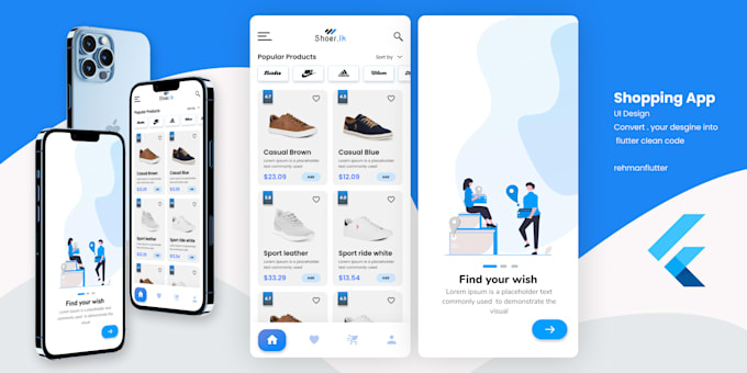 ai mobile app development, android, ios app development as flutter dev