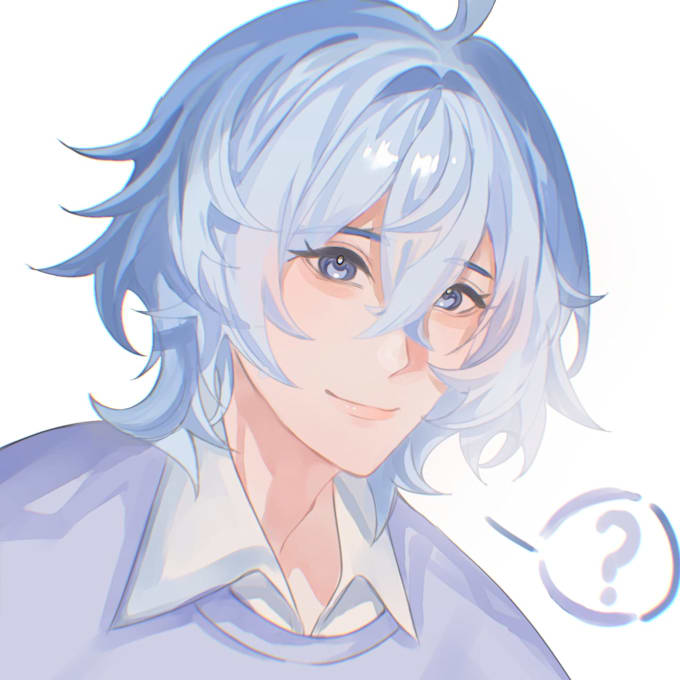 draw art anime arstyle for your pfp illustration