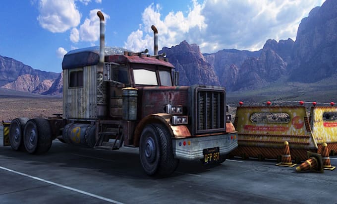 sculpt  3d truck vehicle, car modeling, car rendering 3d model for printing