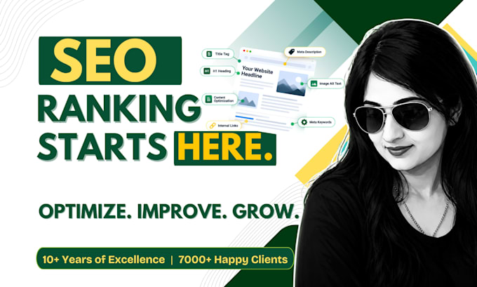 do website SEO optimization for shopify, wordpress, wix