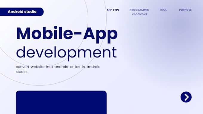 do website into android app or ios app in android studio using webview