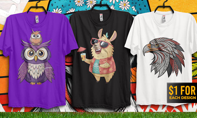create unique animal lovers t shirt designs