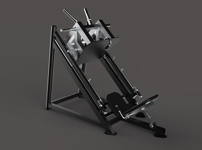 custom gym equipment design , 3d modeling