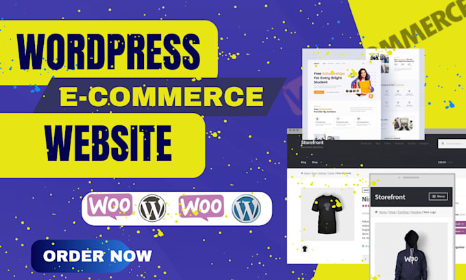 design stunning wordpress woocommerce website, wordpress ecommerce website