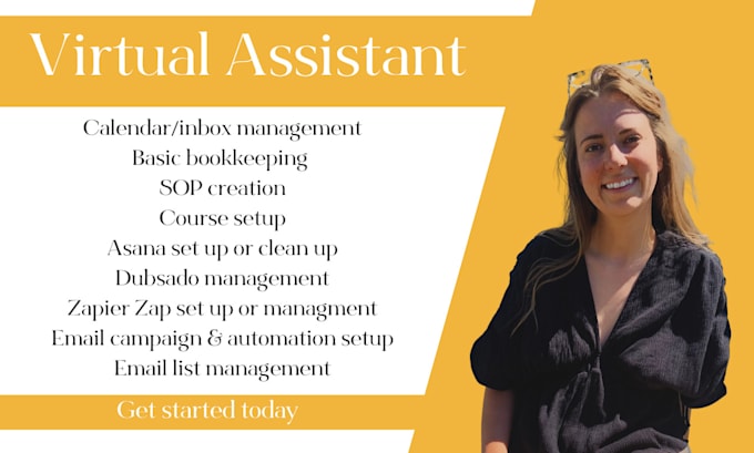 be your virtual assistant to help with admin tasks and client onboarding