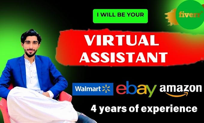 be your VA for walmart , ebay 2 step dropshipping