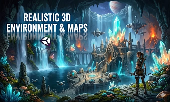design 3d game environment, game environment in unity 3d, game level design, ue5