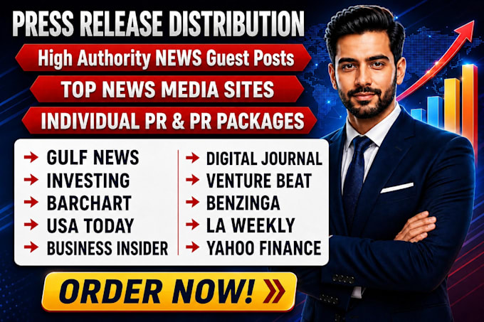 pr distribution news article, high authority premium SEO guest posting service