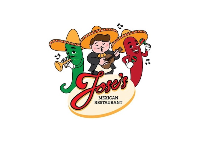 make inventive mexican restaurant delicious logo