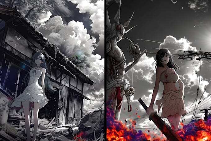 make a manga art and vtuber model art for you