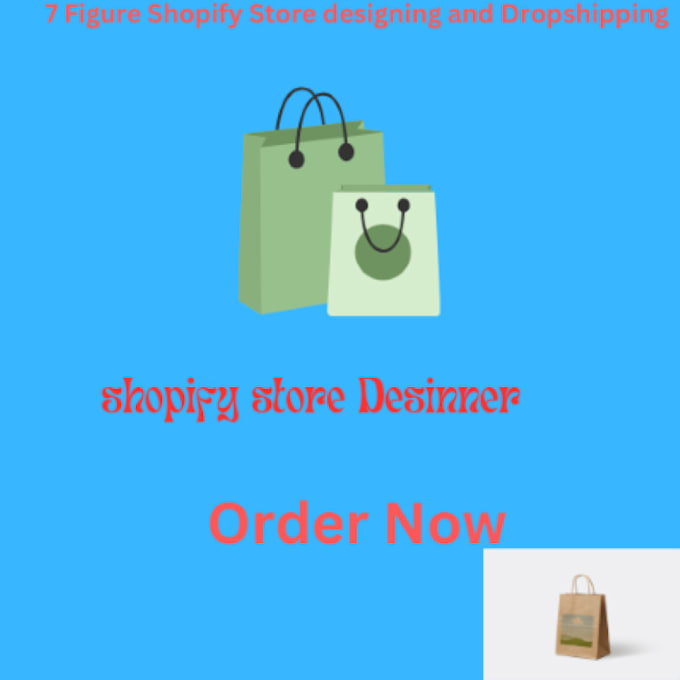 bouild 7 figure shopify store and dropshipping