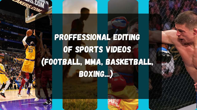 professionally edit your sport videos