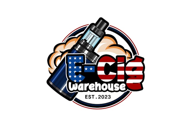 create wonderful and excellent vape logo design
