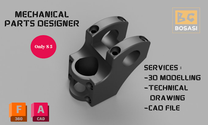 do 3d design with fusion 360 or autocad