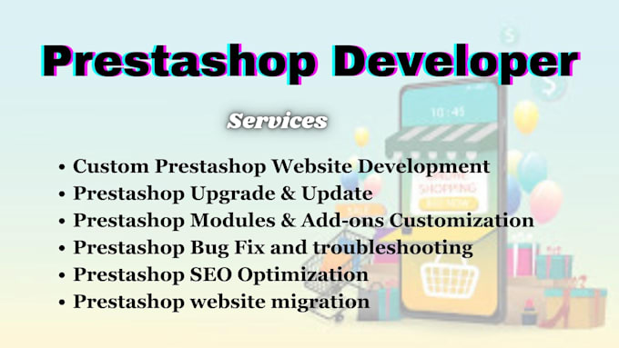 prestashop developer, website upgrade, prestashop modules, addons, bug fix, seo